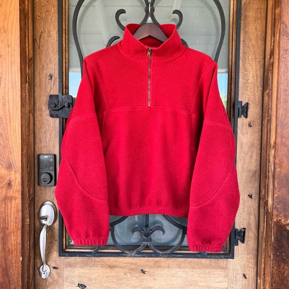 Vintage Made In Usa Blackwater Bay Fleece Quarter Zip - Picture 1 of 5